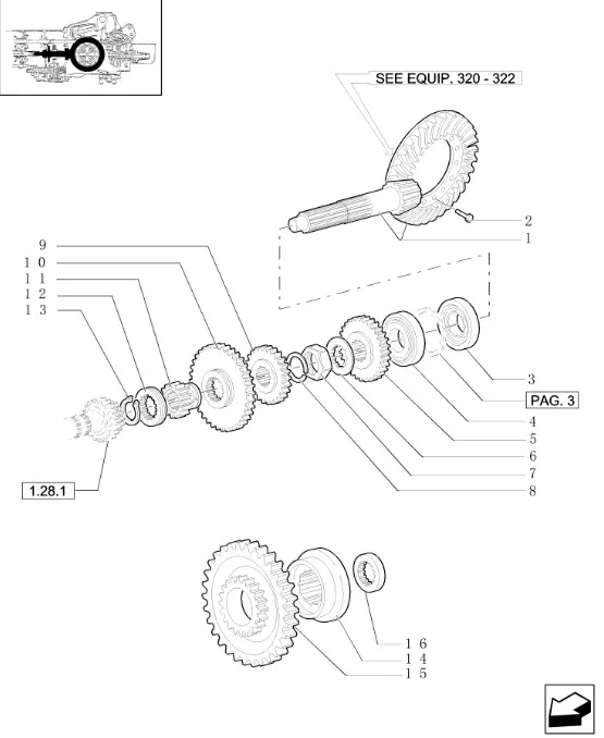 47135643 - Зубчатая передача